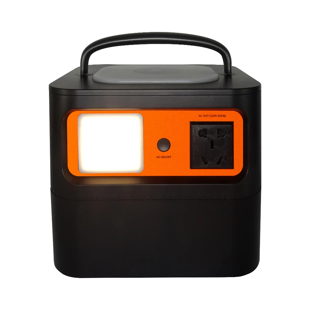 Long Cycle Life USB Charger 500W Portable Power Station for Mobile Phone Laptop Drone Car Refrigerator Camera Projector