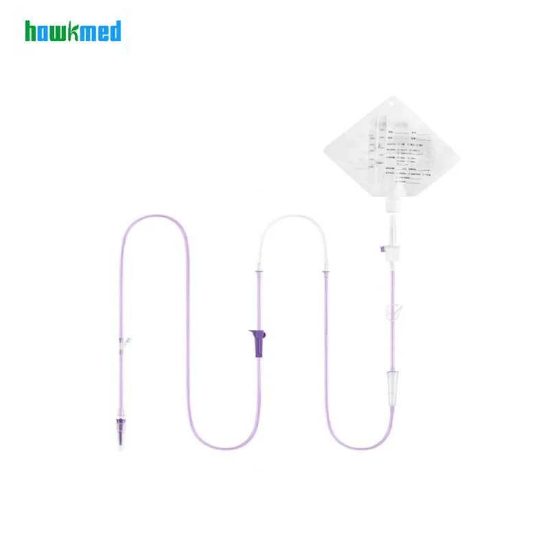 Hawk Medical Wholesale Dehp Free Feeding Bag Medical Medical Nasogastric Feeding Tubes
