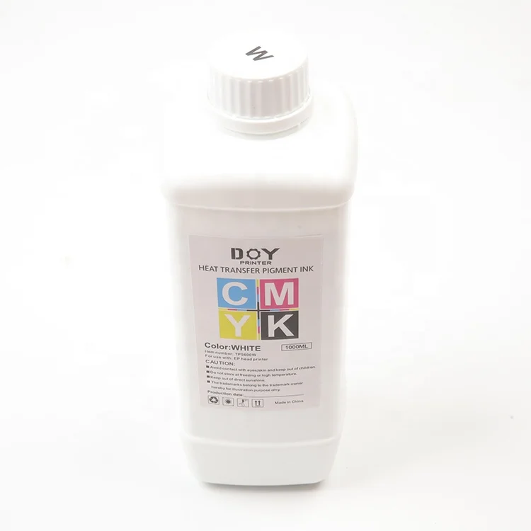 CMYK цвет I1800 заправка водяных знаков поставщик пигментных чернил цифровой печати для белых струйных принтеров