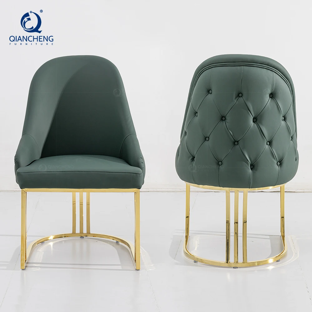 wholesale design nordic high back modern dining chair for dinning room chair modern metal frame velvet dining chair hotel villa