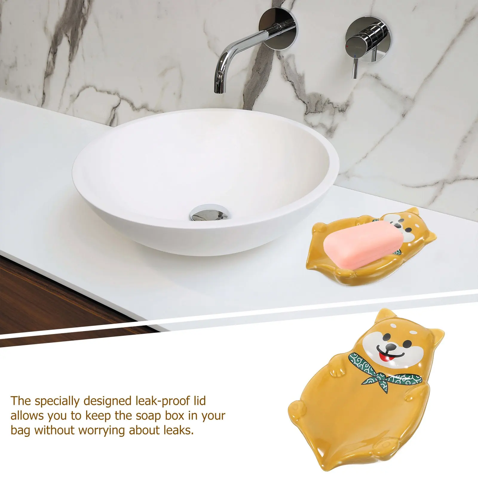 Adorable Holder Sponge Drainer Dish Dish Holder for Home Hotel Bathroom