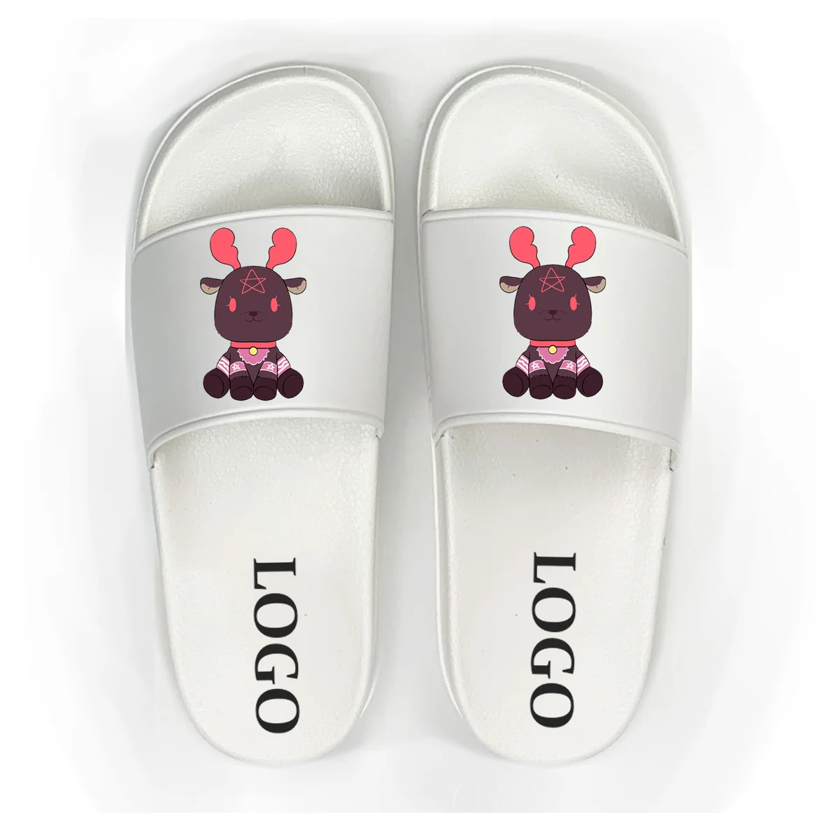 Flat Slipper Shoes Blank Sublimation Vamp Design Your Own slippers for female man summer sport slippers sandals