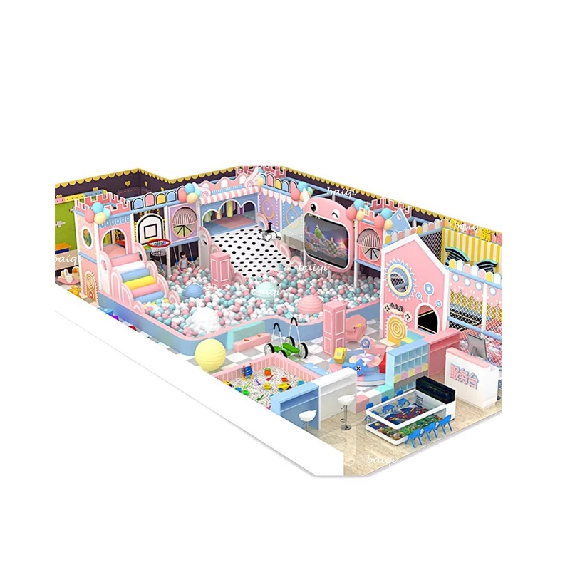 Custom Commercial Amusement Park Children Playground Soft Play Kids Indoor Playground entertainment equipment for sale