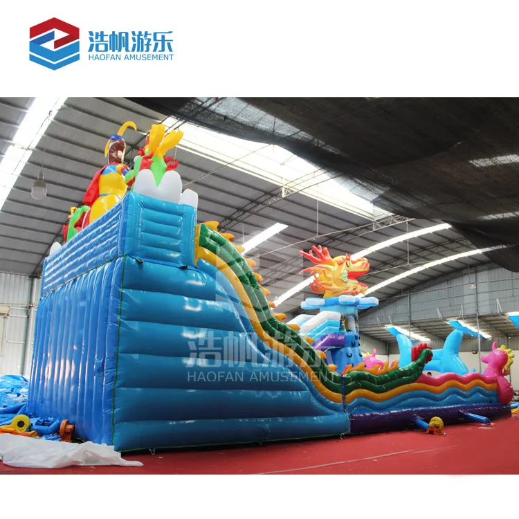 Amusement Monkey King Chameleon Themed Park Bounce House Inflatable Bouncy Castle Slides Trampoline For Children And Adults