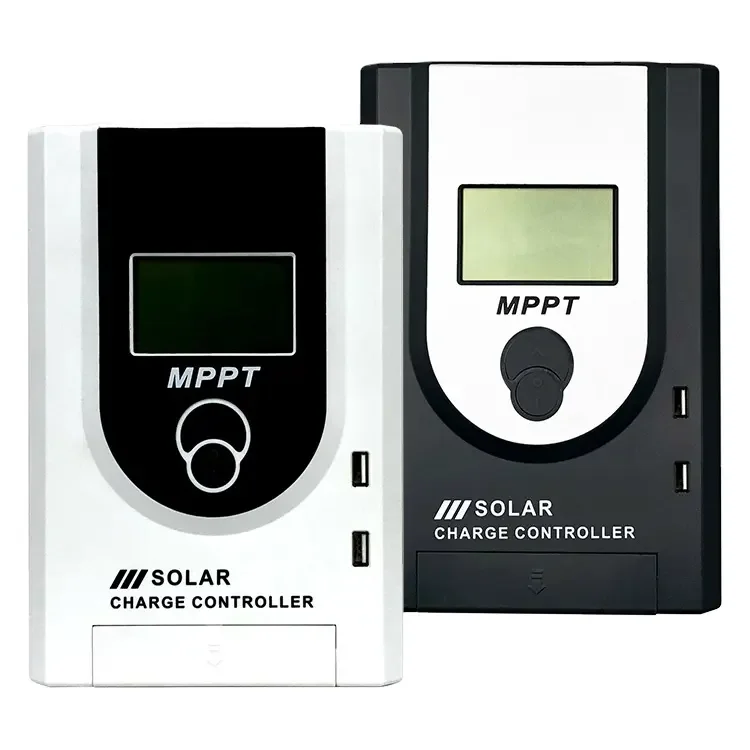 Automatic smart MPPT with LCD backlight display temperature sensor 12v/24v 10a 20a 30a 40a 50a 60a solar charge controller