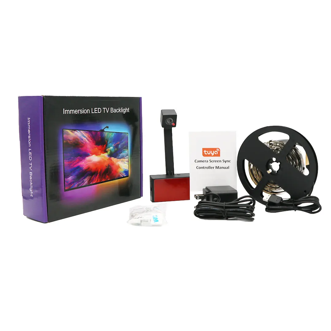 Sync box 65inch 120inch Plug and play no calibration no latency auto refill dream color 4K Tuya Alexa Google ambient led neon