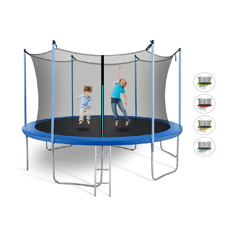 Professional Household Adult Children Elastic Outdoor 12ft 13ft 14ft 15ft Round Big Bounce Jumping Bed garden Trampoline