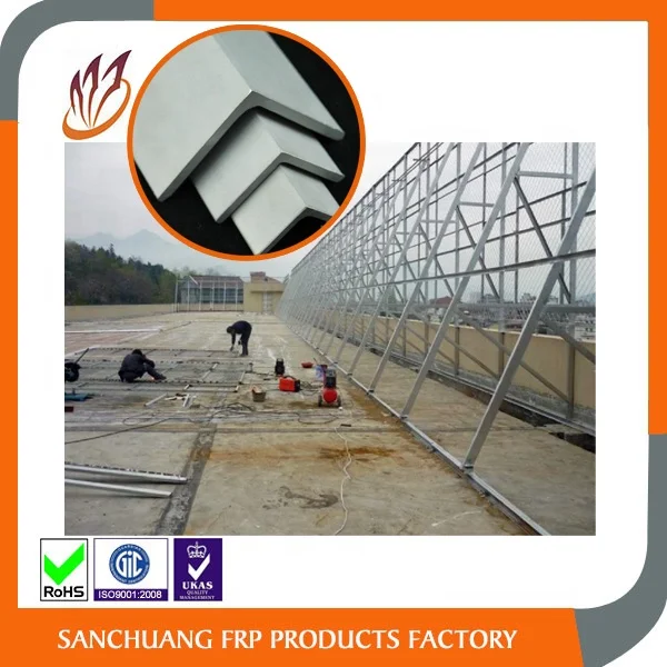 Фабрика питания пластиковые прессованные стекловолокна угол frp L форма угол