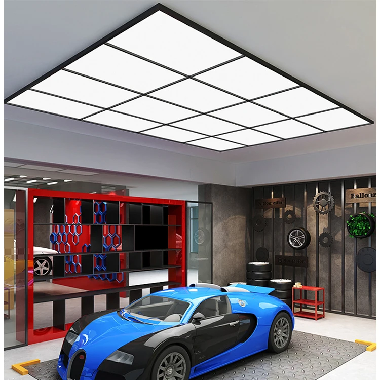 Car Detailing Working Light LED Panel Ceiling Hexagonal Detailing Lights for Garage Use