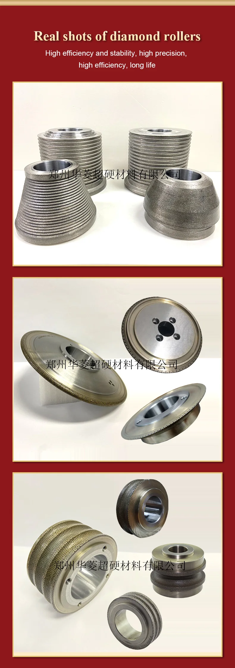 USA Switzerland Germany France cnc dressing disc rotary  diamond roller dresser