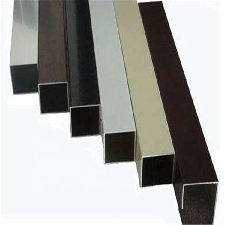 Aluminum extrusion profile tube square perforated Square hollow section aluminium tubes aluminum square pipe