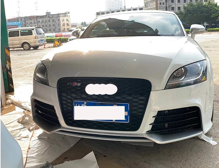 Модифицированный обвес высококачественные автозапчасти TT 8J обновление до TTRS передний бампер с решеткой радиатора для Audi Bodykit 2008-2014