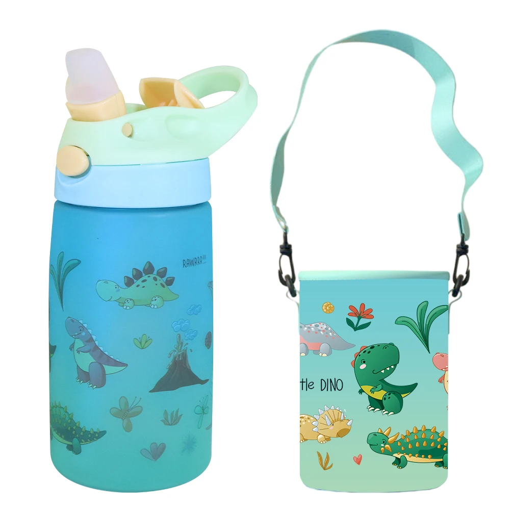 Eco-Friendly Kids Water Bottle Plastic Anti-Corrosion Coated Botella De Agua De Plastico for Back to School