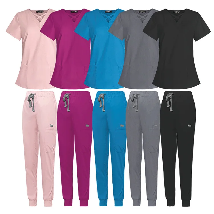 2023 New Custom Made Fashion Style Female Nurse Uniform Medical Hospital Nurse Uniforms For Women