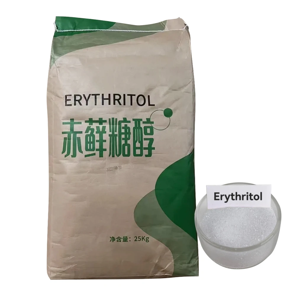 25KG/BAG Wholesale Erythritol Sweetener CAS 149-32-6 Food Grade Erythritol