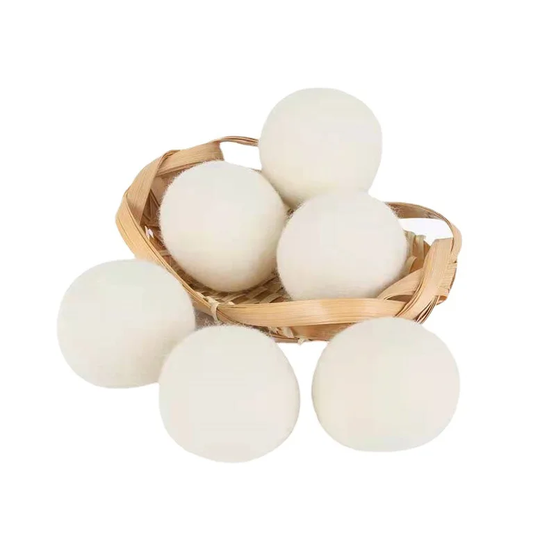 Wool ball washing machine drying ball absorbs water removes static electricity dehumidifies and prevents winding