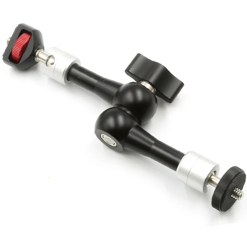 Universal Magic Arm Mount Adapter Dual Ball Head Hot hoe 14 Tripod Camera Magic Arm With Dual Nato Clamp Ball Head