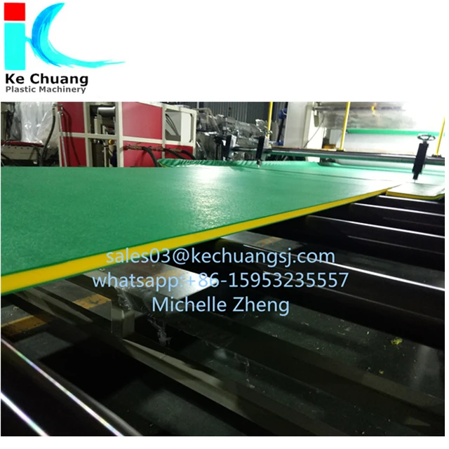 HDPE Plastic Board Plastic PVC  Sheet extrusion making machine production  line