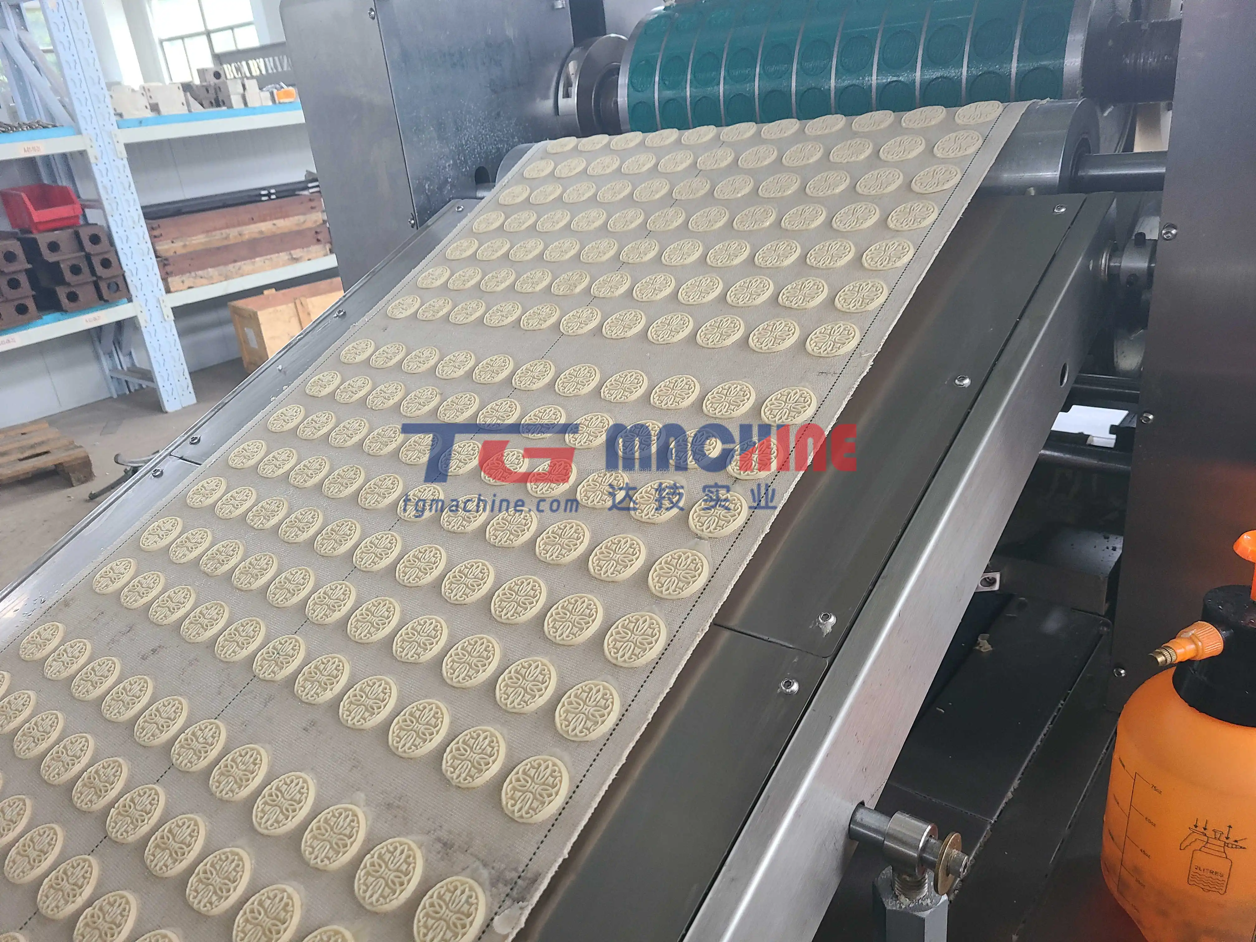 Автоматическая форма для печенья машина производства пищи выпечки пекарское