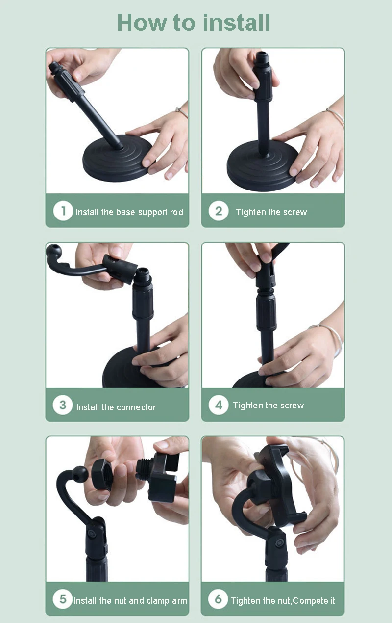 Universal mobile phone holder flexible mobile Accessories Table Bracket Stand desktop Smart phone stand lazy phone holder