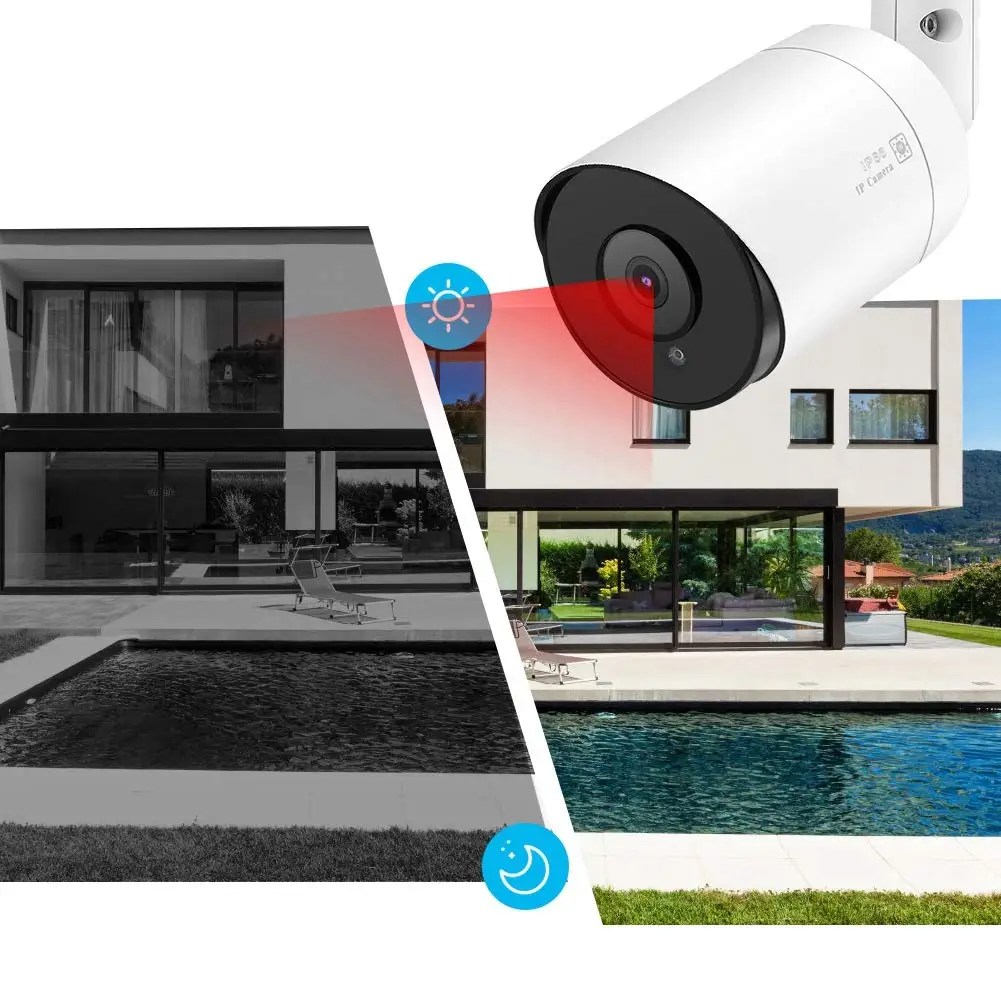 Anpviz 5MP Bullet POE camera Motorized 3X Zoom Security Camera Outdoor IR night vision H.265 Motion Detection CCTV camera