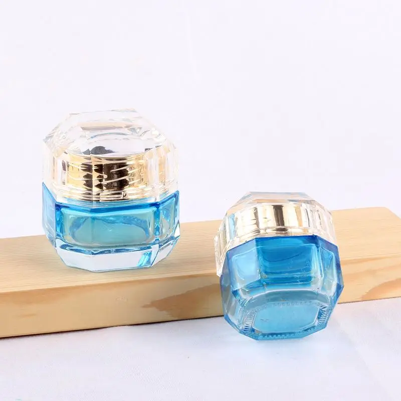 Fashionable and charming new design manufacturers direct selling quality  60ml glass cream glass jar