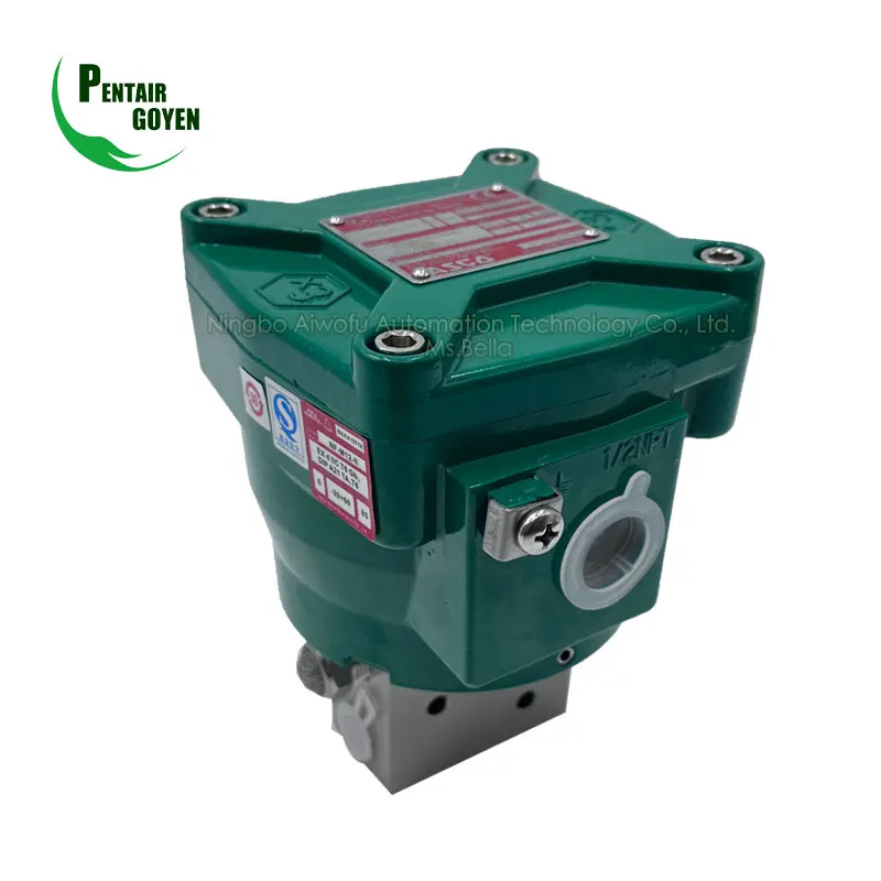 ASCO NFET8327B302 3/2 Series 327 Solenoid valve Direct Operated, Balanced Poppet High Flow, Flameproof Enclosure