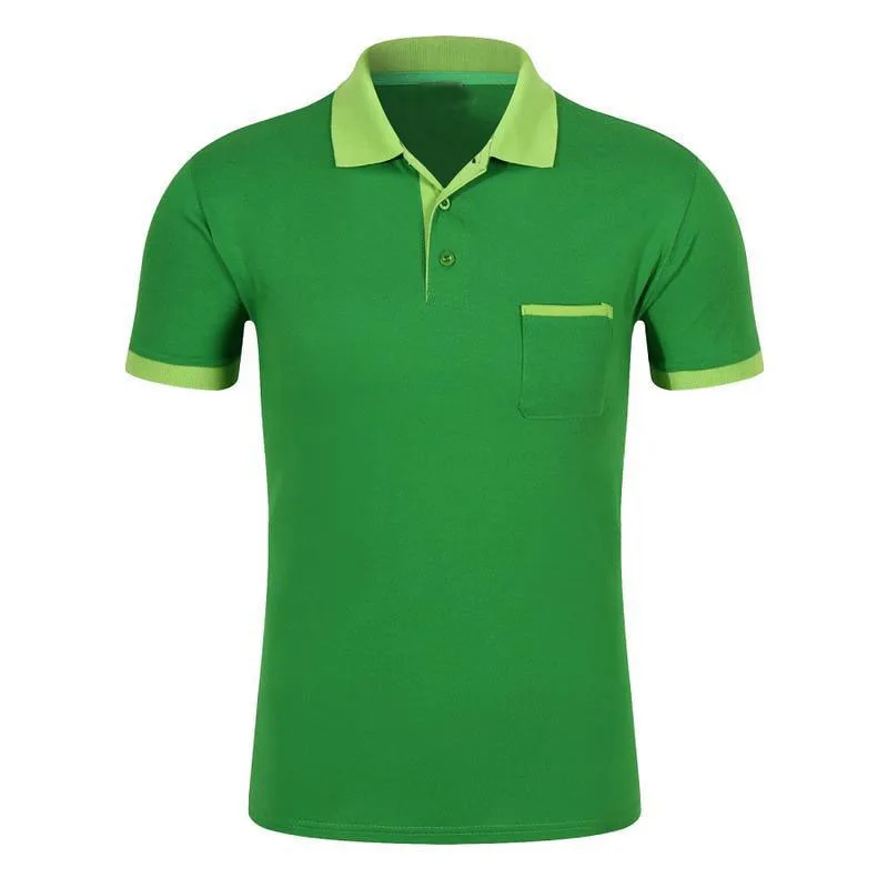 Custom Embroidered Printing Man 100% Cotton Polo Shirt Golf Business Uniform Solid Color Polo T-shirt Men's Polo Shirts