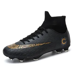 Qiyao Chuteira Sepatu Bola Zapatos De Futbol Custom Professional Sport Sneakers High Quality Football Shoe Men Soccer Shoes