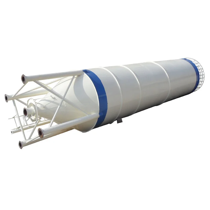 Cement Screw Conveyor Feeding Concrete Batching Plant 60/80/100 Ton Cement Silo China factory price