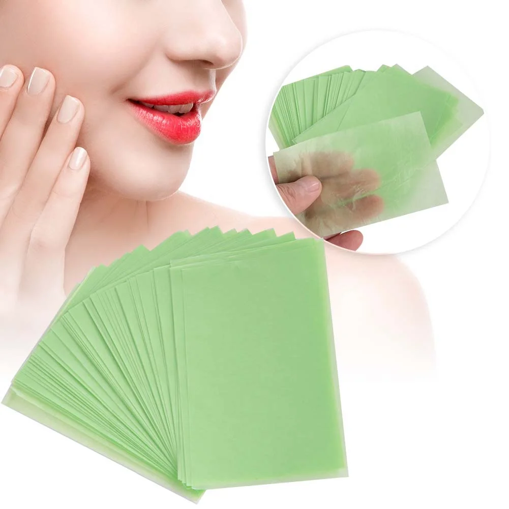 Remove Excess Oil Linen Pulp Face Oil Blotting Paper with Mirror Oil Absorbing Sheet