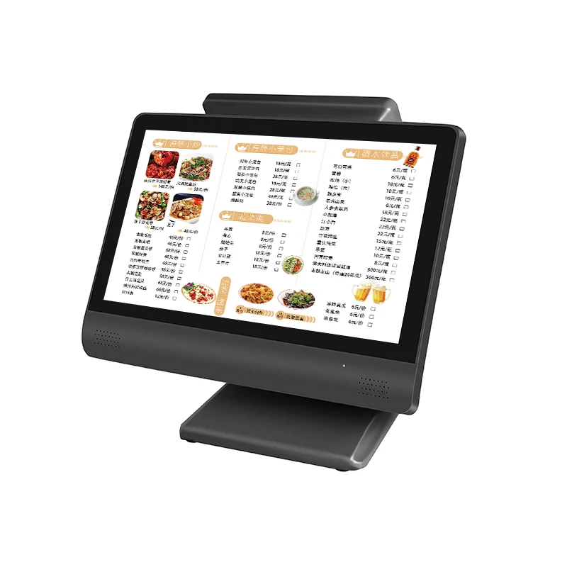 Win10 Pos System With 15.6 Inch touch Screen Pos Cash Register POS Terminal Machine For Supermarket And Restaurant