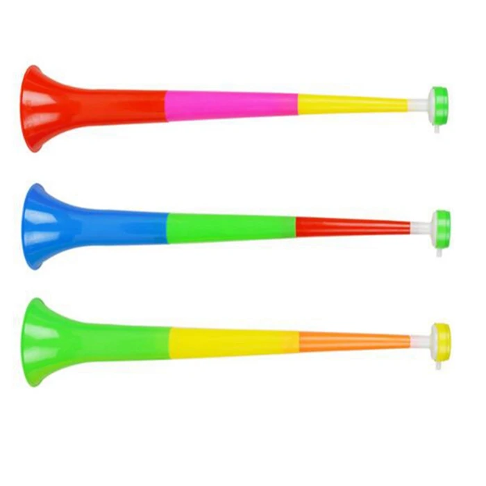 
Kids toys plastic football basketball match air pressure horns trumpet for games (001) 