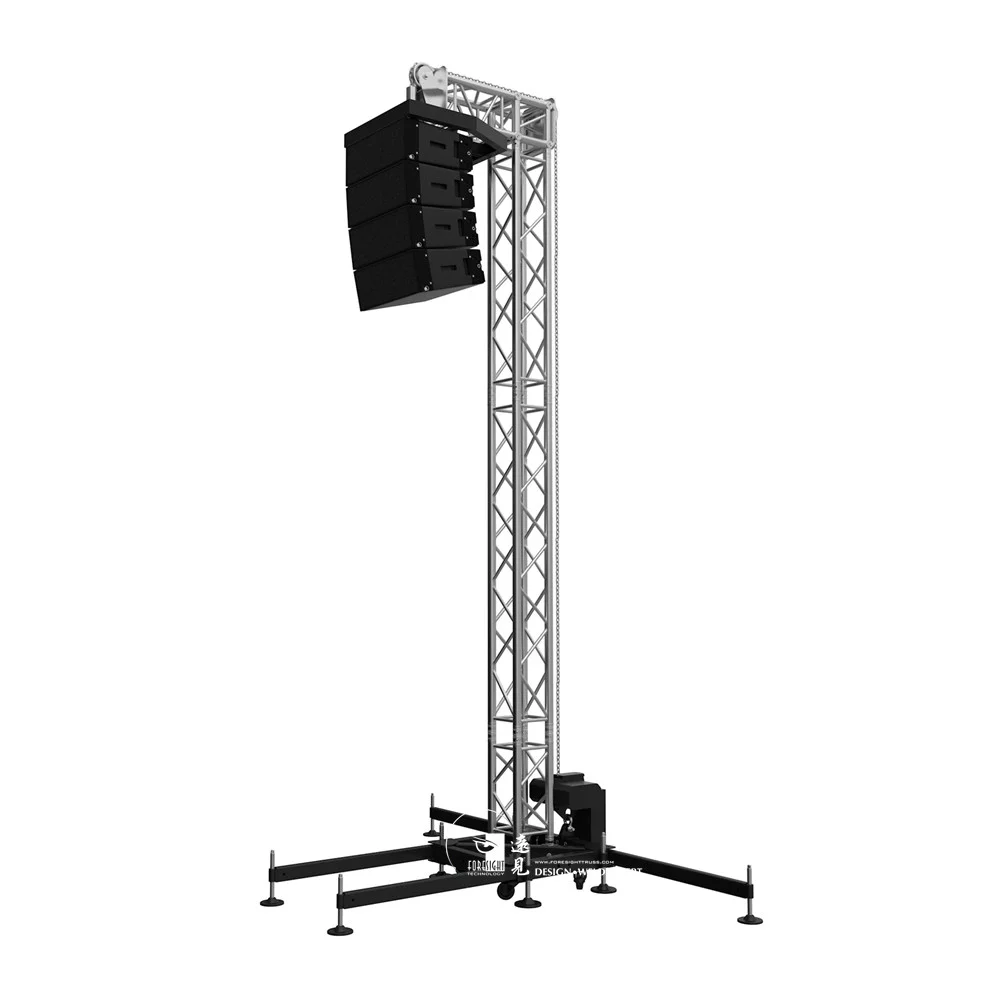 Foresight selling high quality line array truss stand lift tower lifting truss