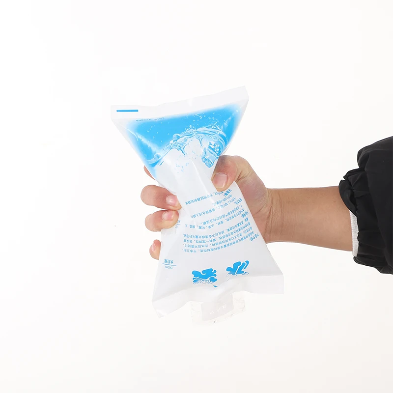 Reusable Freezer Icepack Packing Gel Water Injection Icing Cooler Bag For Shipping Delivery Food