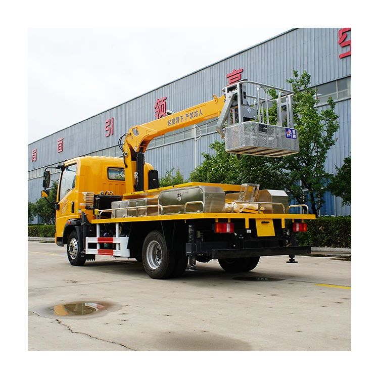 Dongfeng Telescopic Arm 21M Overhead Platform Truck Bucket Type Aerial Work Platform