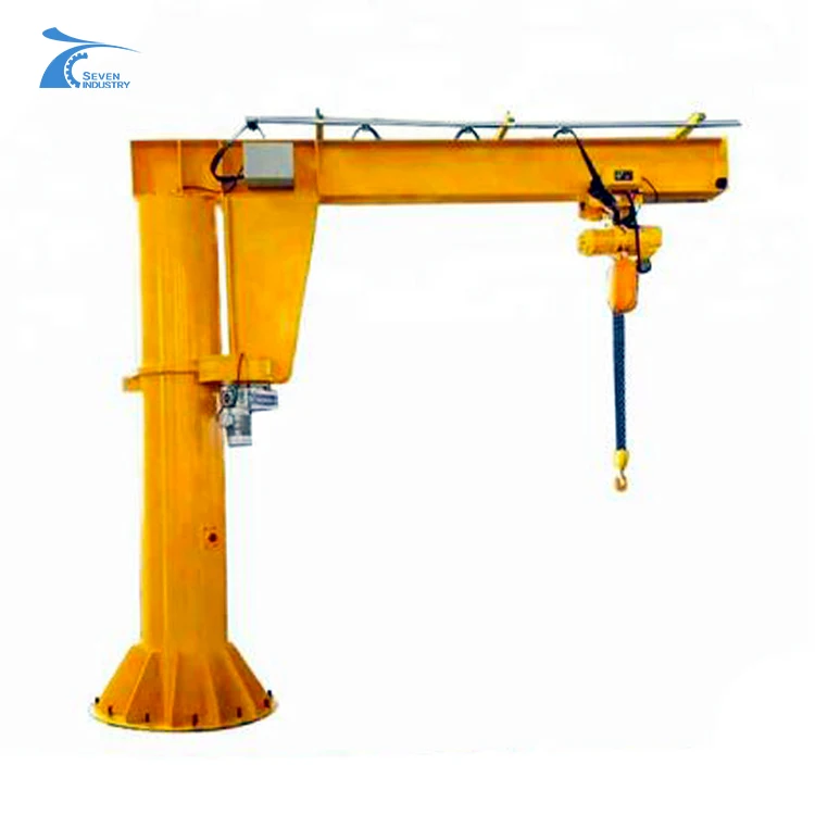 workshop 5ton 360 degree jib crane folding jib boom flexible crane for sale