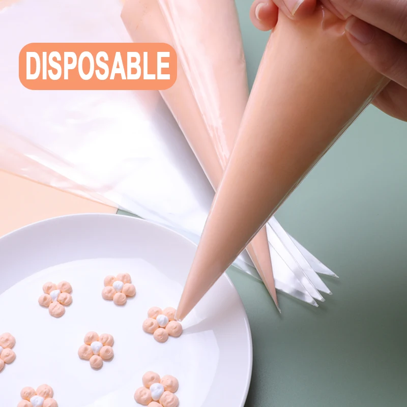 20pcs 14/12 inch Disposable Pastry Icing Bag for Cake