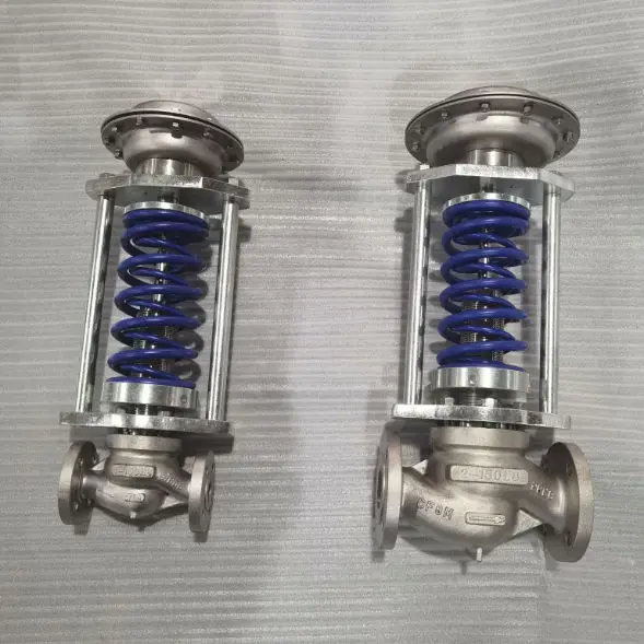 Пневматический шарообразный редуктор давления DN50 SS304 4 20ma регулирующие клапаны с электро-пневматическим