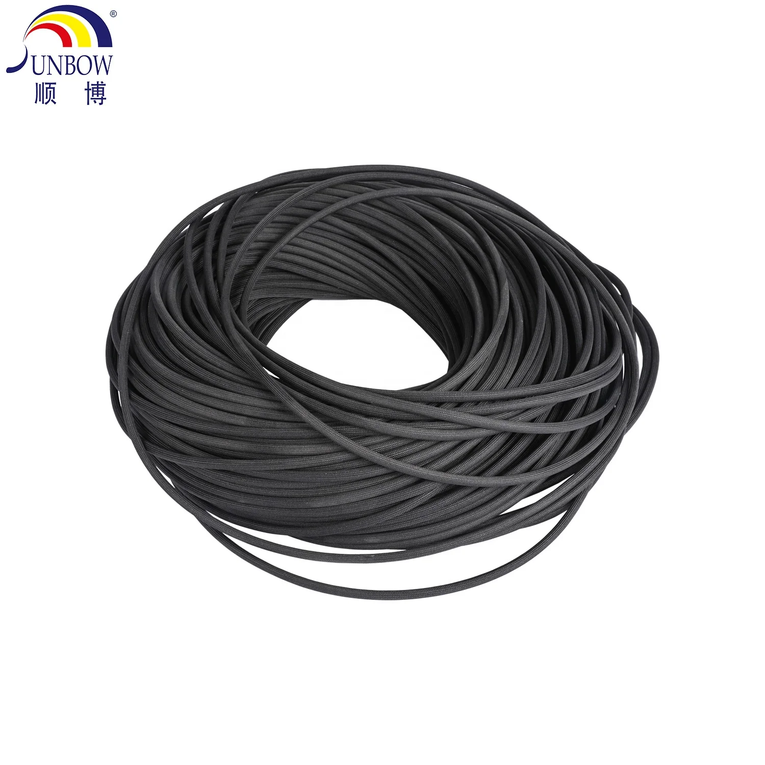 Manufacturer Hot Sales Fiberglass tube Uncoated Silicone Rubber Fiberglass Braided Sleeve Sleeves