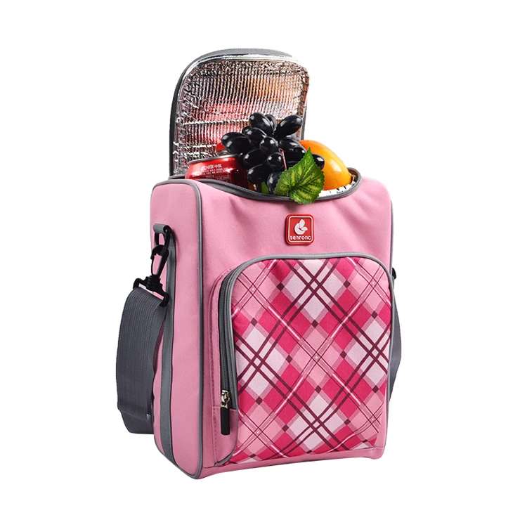 Reusable Takeaway Custom picnic Bag Thermo Insulated 4 Person Picnic backpack with cooler compartment