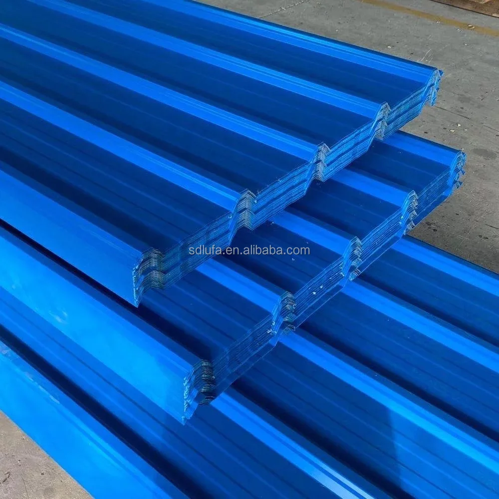 High quality Zinc 30g 900mm Width 20 gauge 1mm color corrugated roof sheets corrugated steel roofing sheet price low