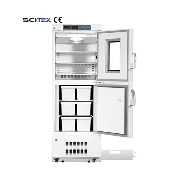 Вертикальная морозильная камера SCITEK 368l холодильная композитная для лаборатории