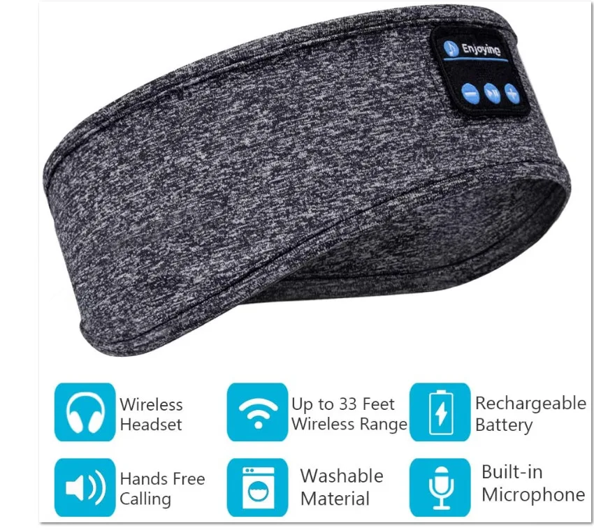 New Wireless Headband Bluetooth 5.0 Sports Bandana
