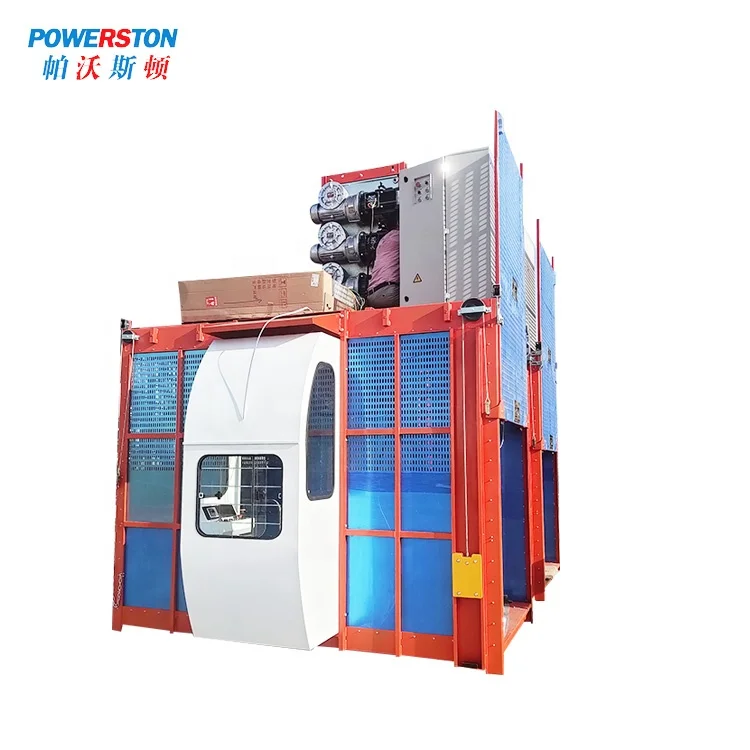 Строительный строительный подъемник, грузовой Лифт SC200, пассажирский подъемник