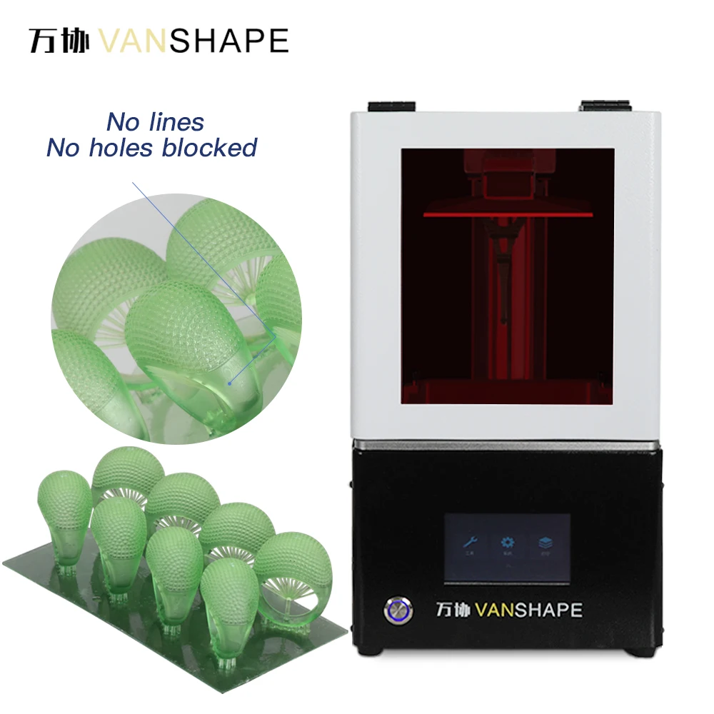 Vanshape High Resolution LCD 3D Printer For Jewelry Design Photosensitive Resin 3D Printer
