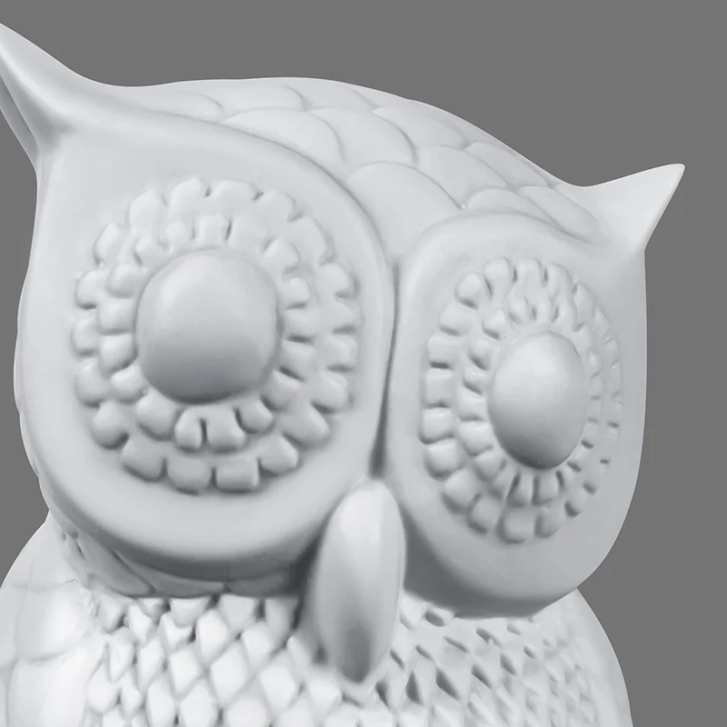 Cheap price custom design accept ceramic hotel home decor lamp 3d visualization lamp anime owl desk lamp for kids