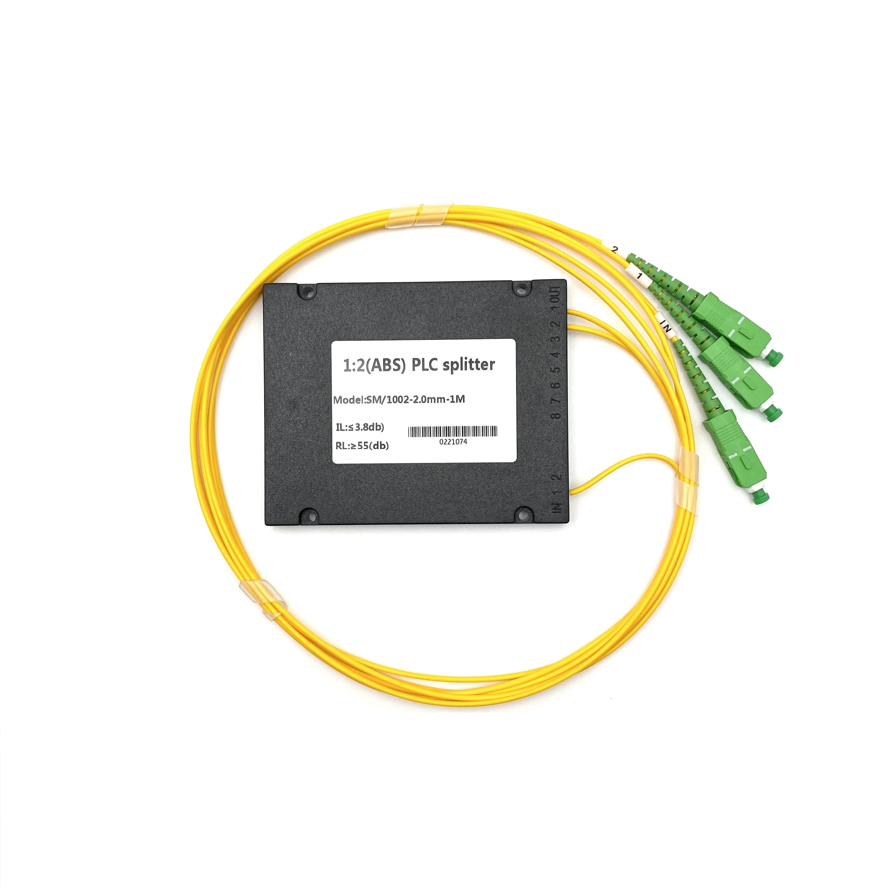 Стеллажное крепление Plc сплиттер ABS коробка SC UPC соединители кассета Тип 1X2 1X4 1X8 1X16