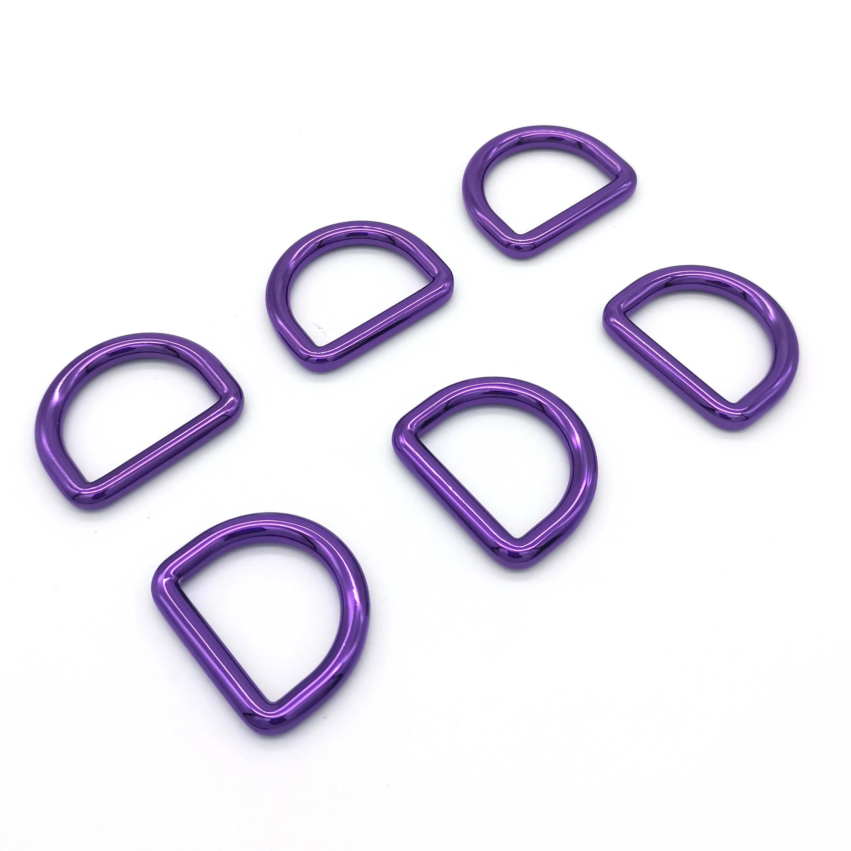 Custom Brass D Ring Buckle For Belt Colorful D Rings For Handbags Leather Bag Metal Rings And Accessories