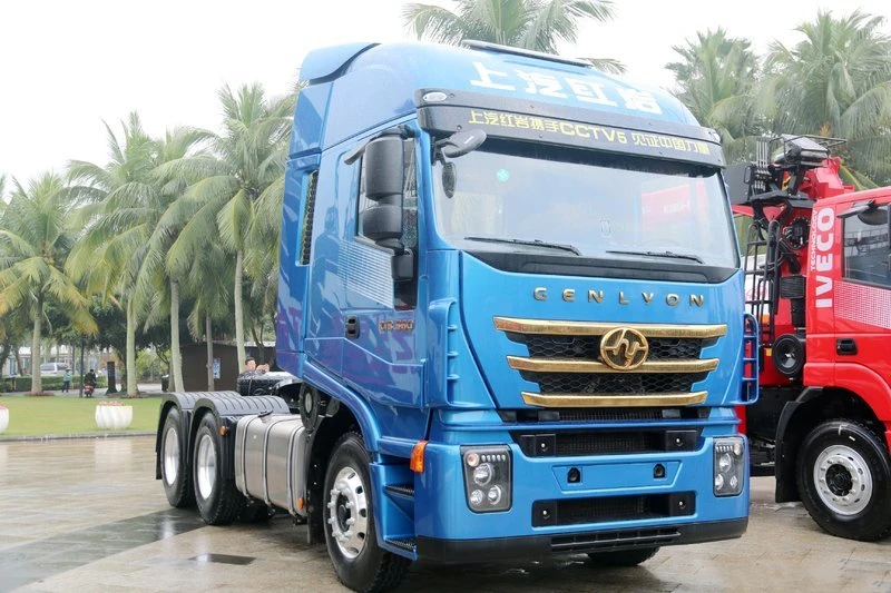  Китайское Превосходное качество IVEC 6x4 400hp б/у тракторный грузовик на
